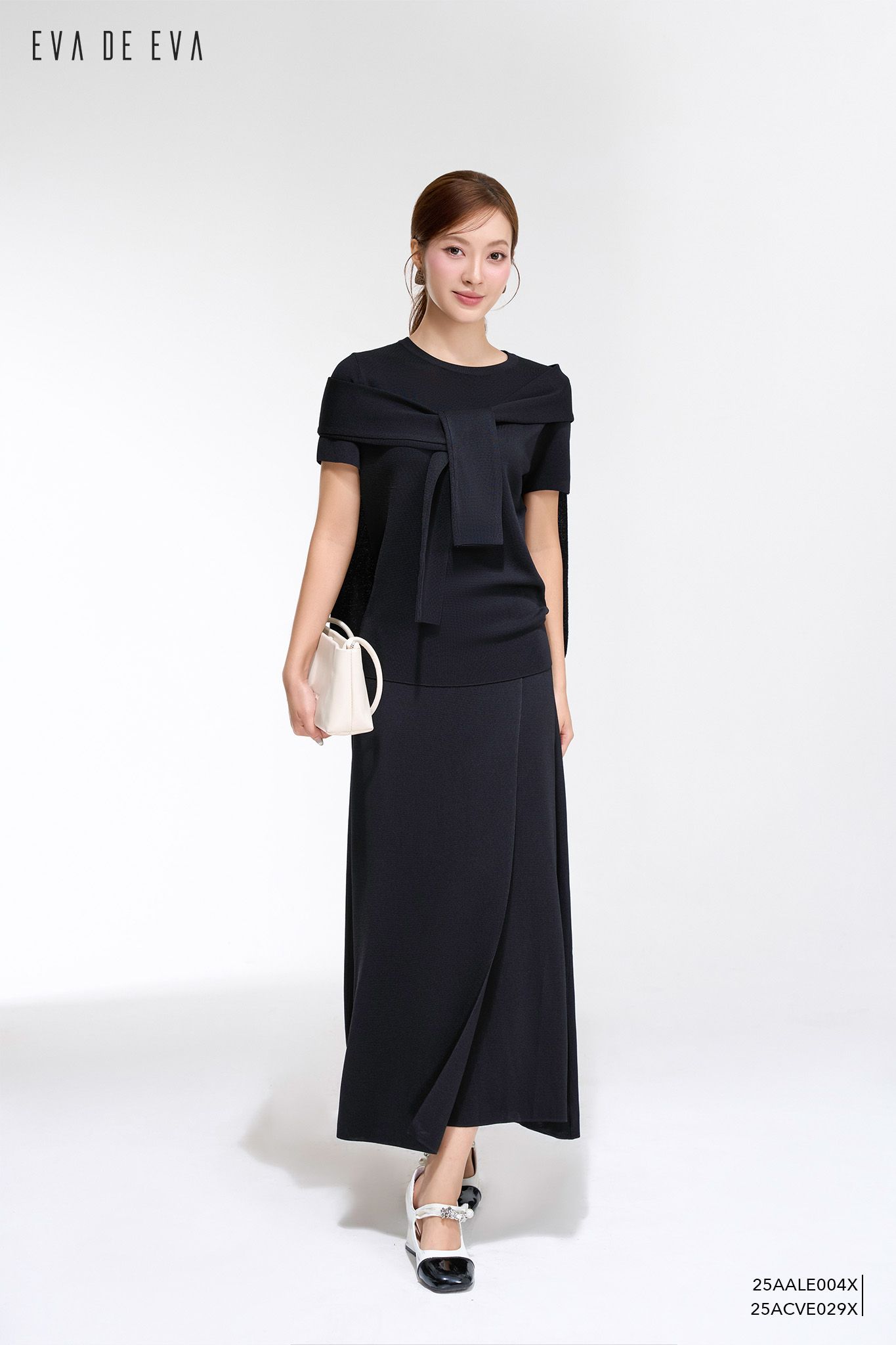  Áo len ngắn tay,  25AALE004X 