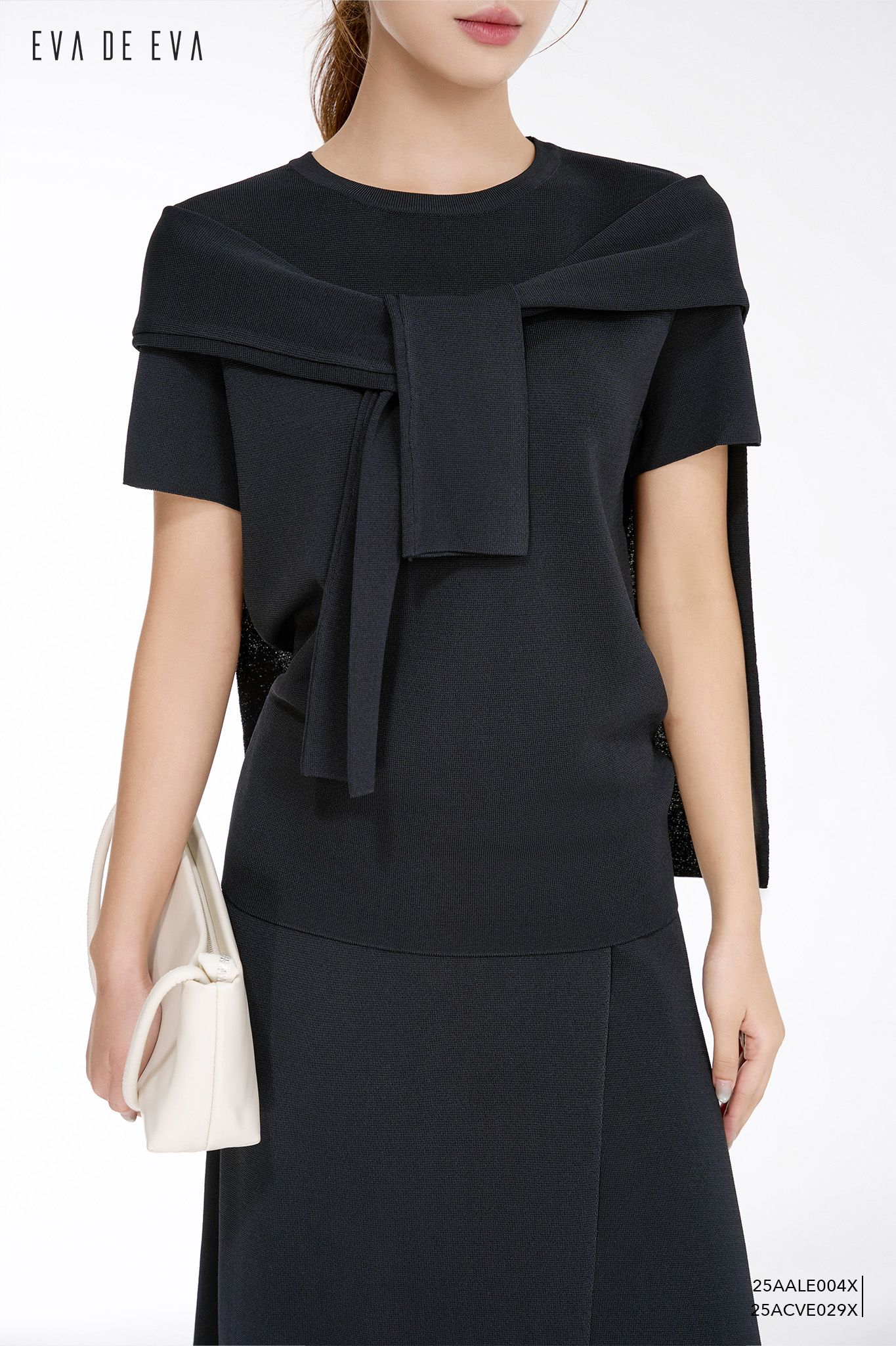  Áo len ngắn tay,  25AALE004X 