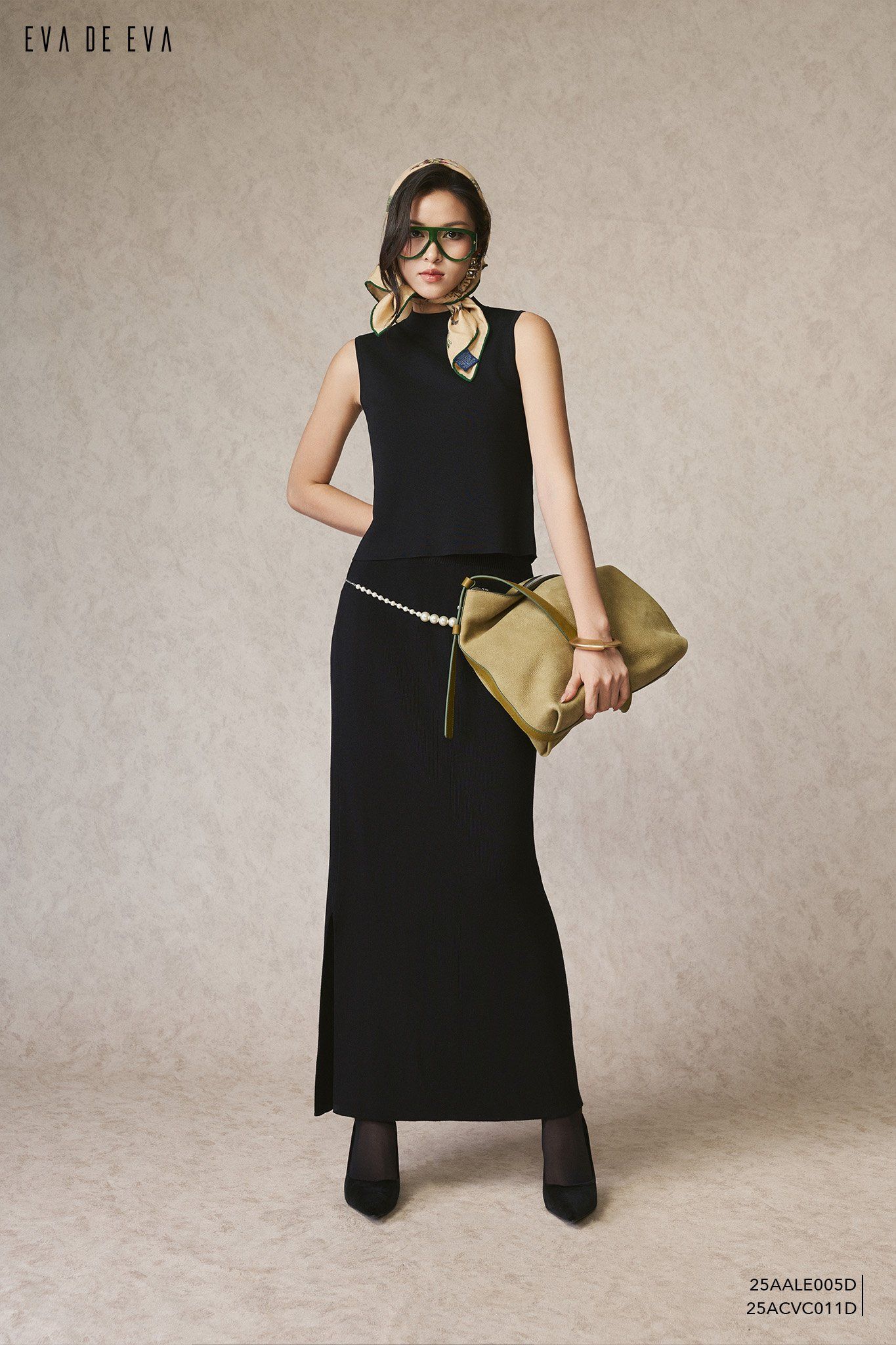  Chân váy Midi,  25ACVC011D 