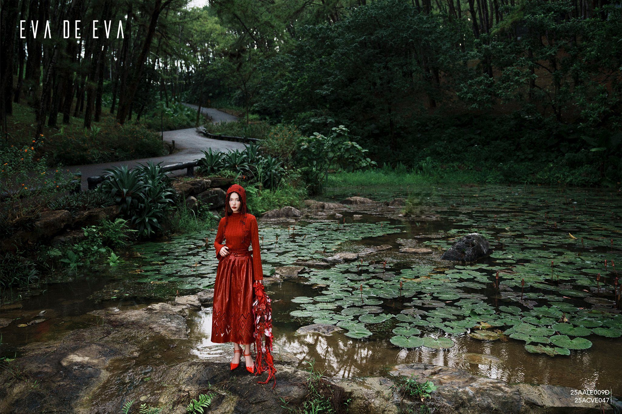  Áo len dài tay,  25AALE009Đ 