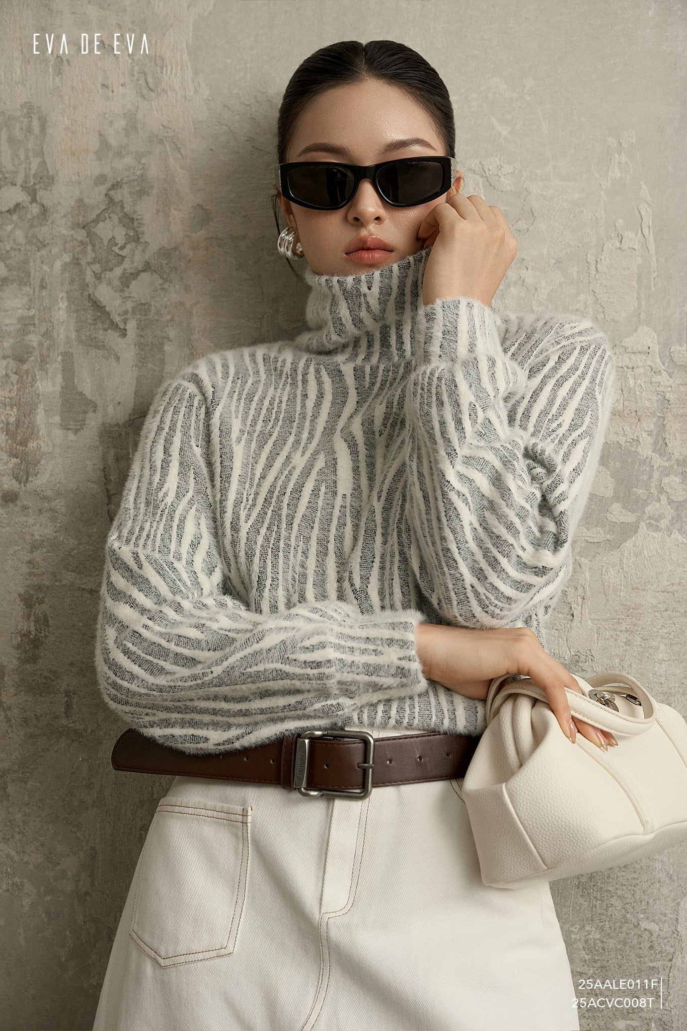  Áo len dài tay,  25AALE011F 