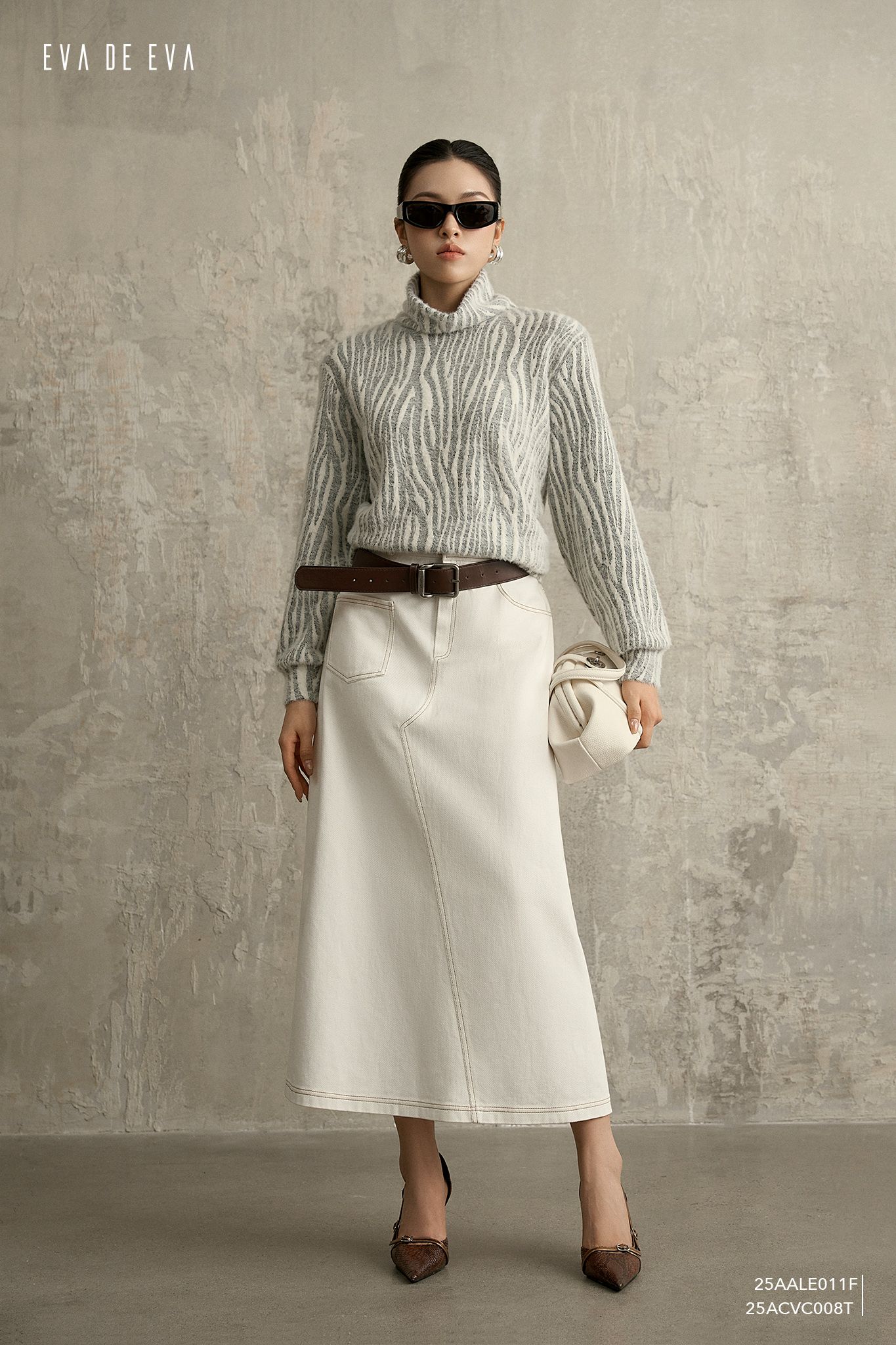  Áo len dài tay,  25AALE011F 