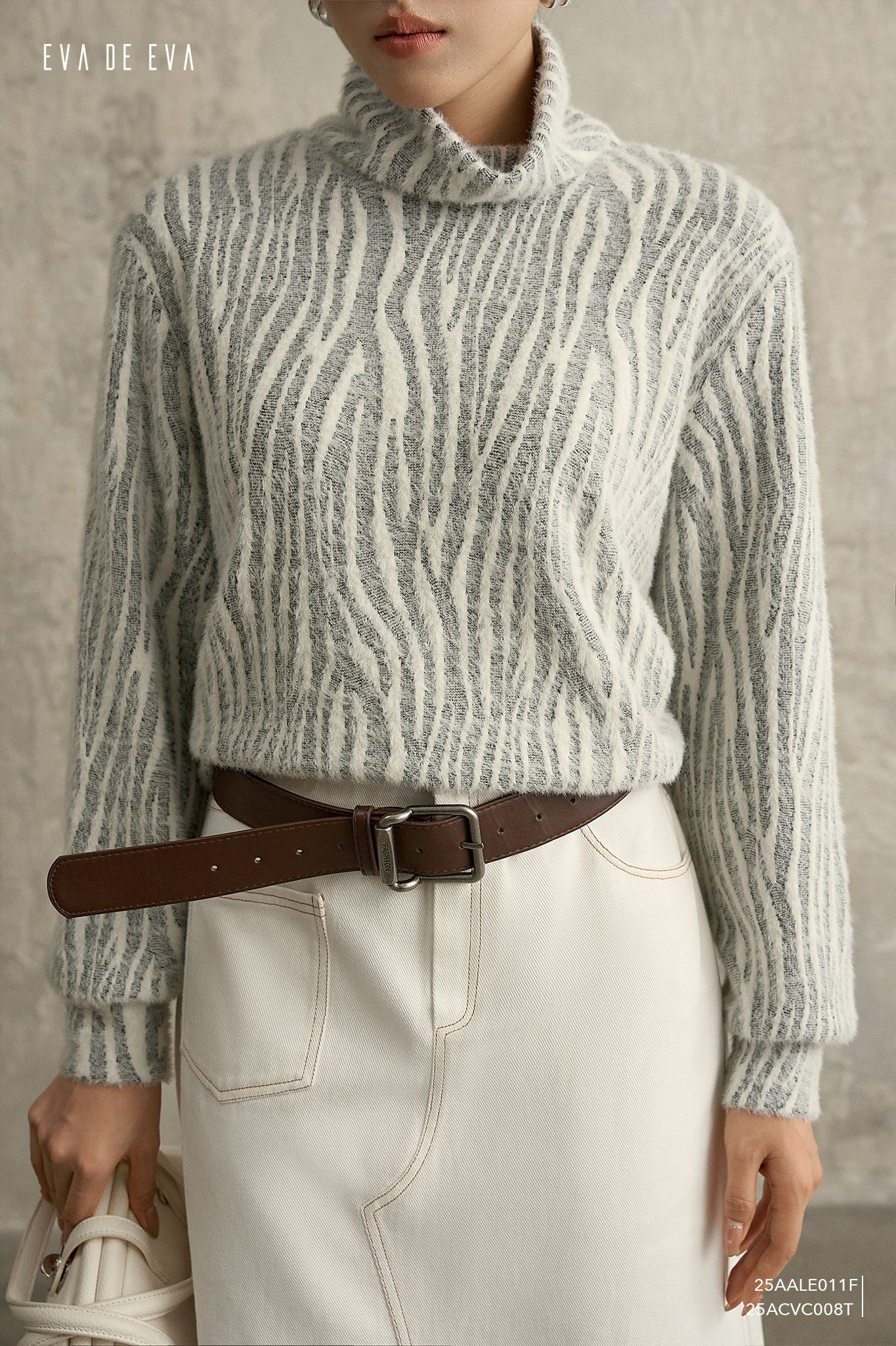  Áo len dài tay,  25AALE011F 