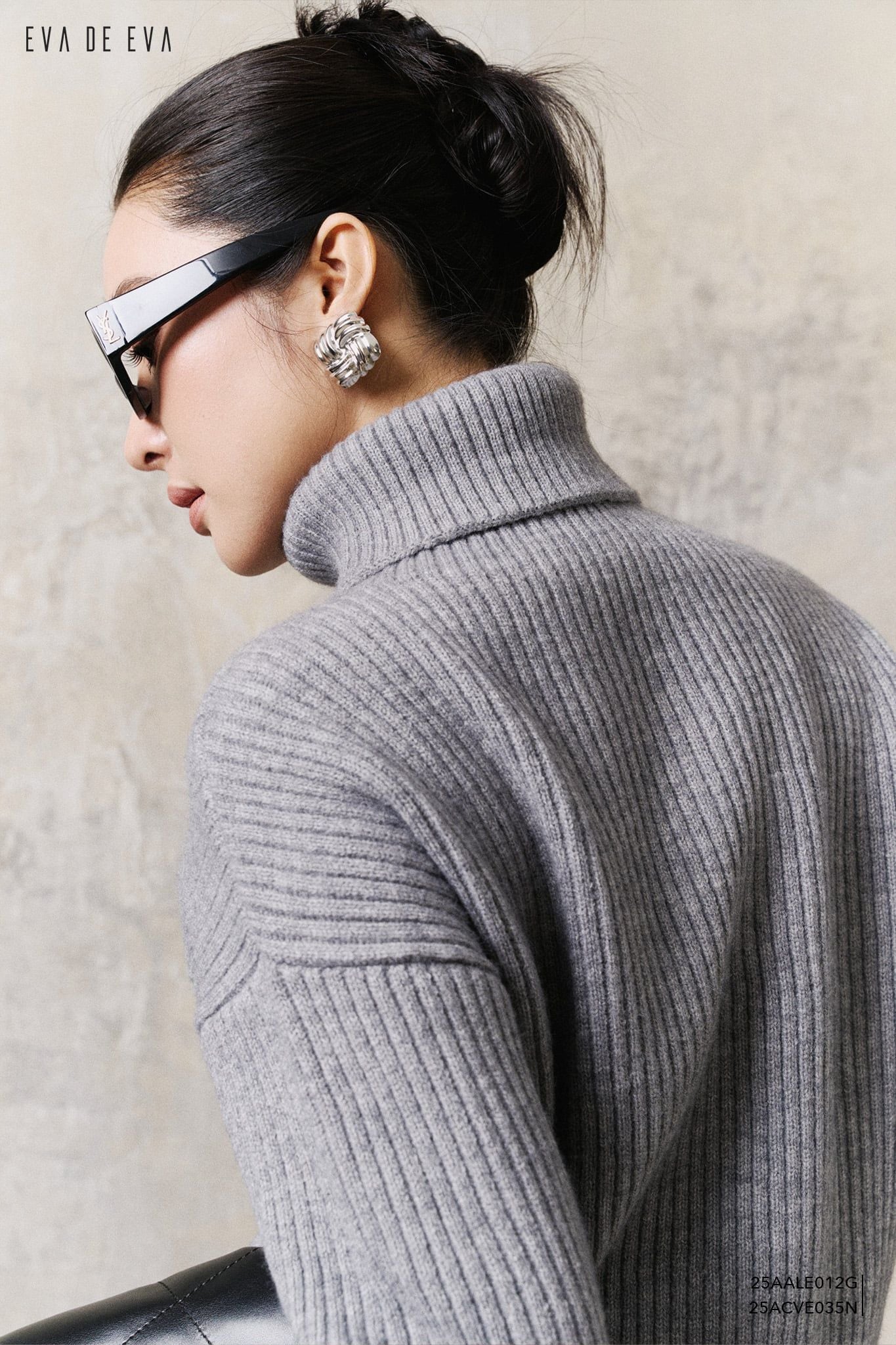  Áo len dài tay,  25AALE012G 