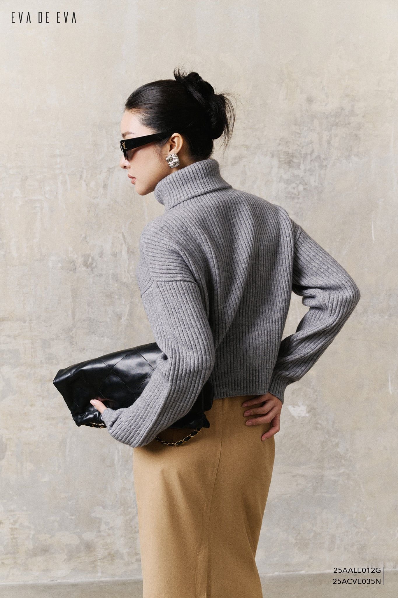  Chân váy Midi, Dáng ôm 25ACVE035N 