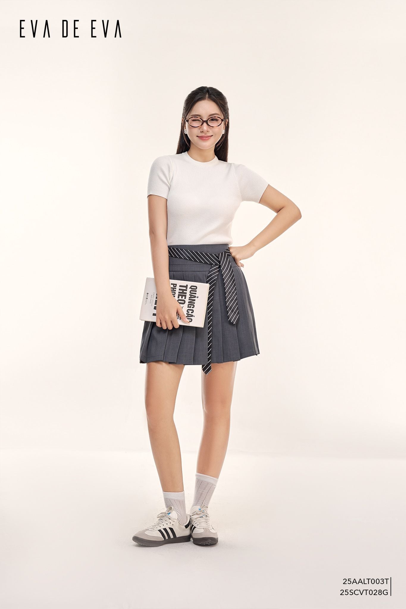  Áo len ngắn tay,  25AALT003T 