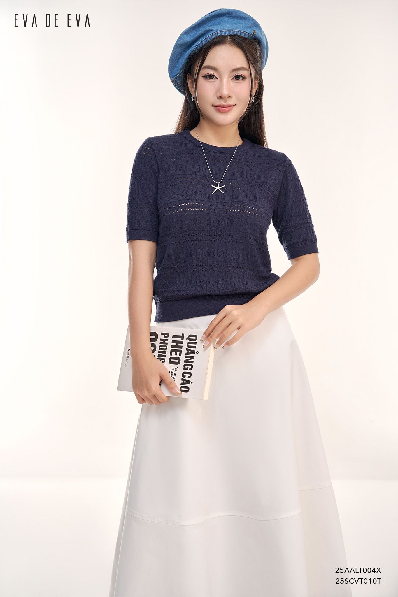  Áo len ngắn tay,  25AALT004X 