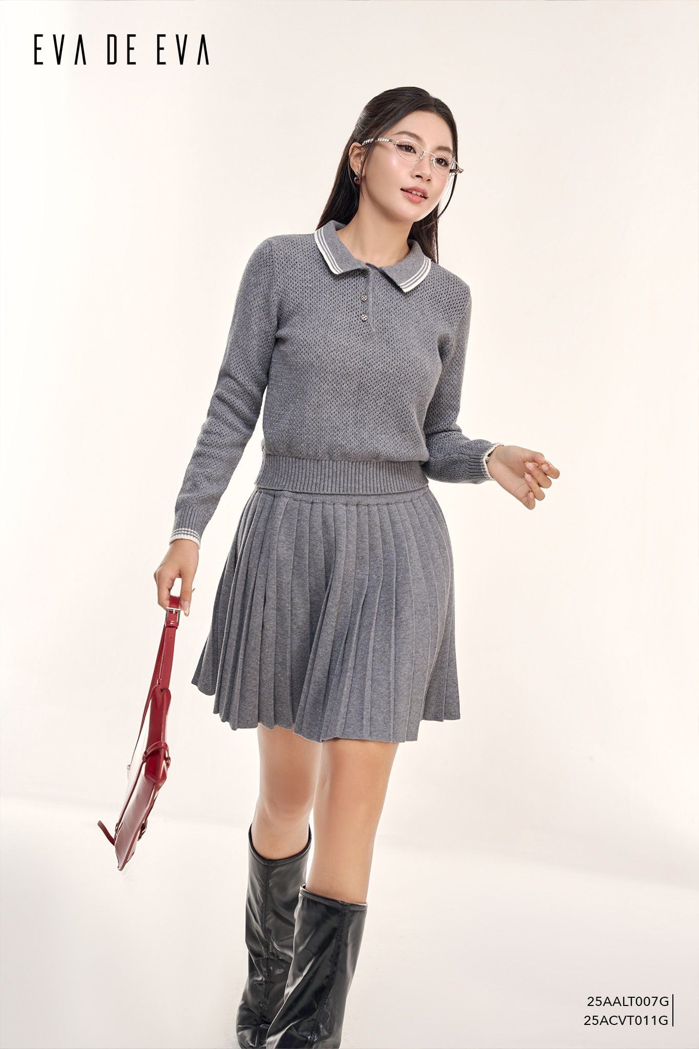  Áo len dài tay,  25AALT007G 
