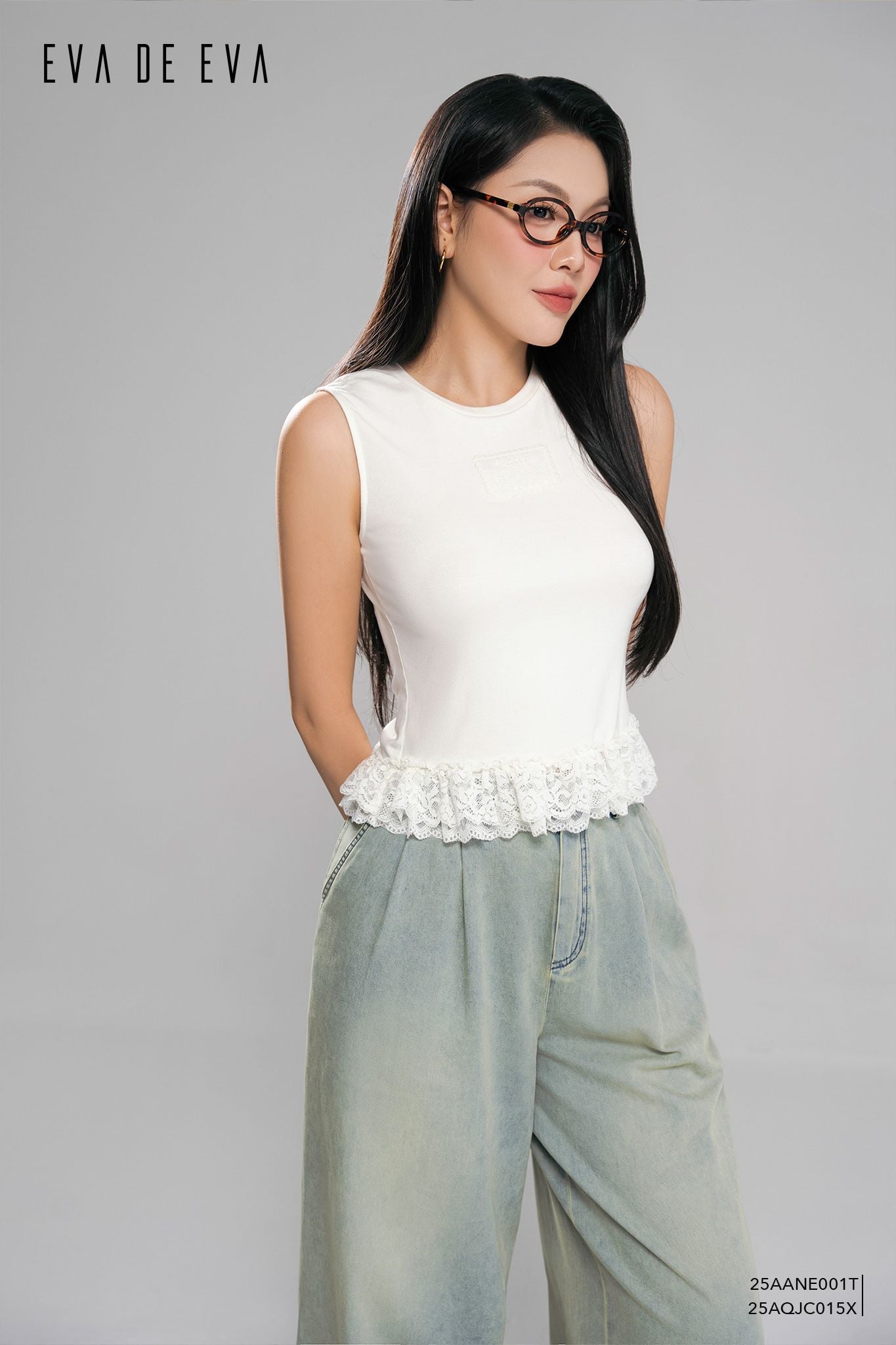  Quần dài, Ống suông 25AQJC015X 