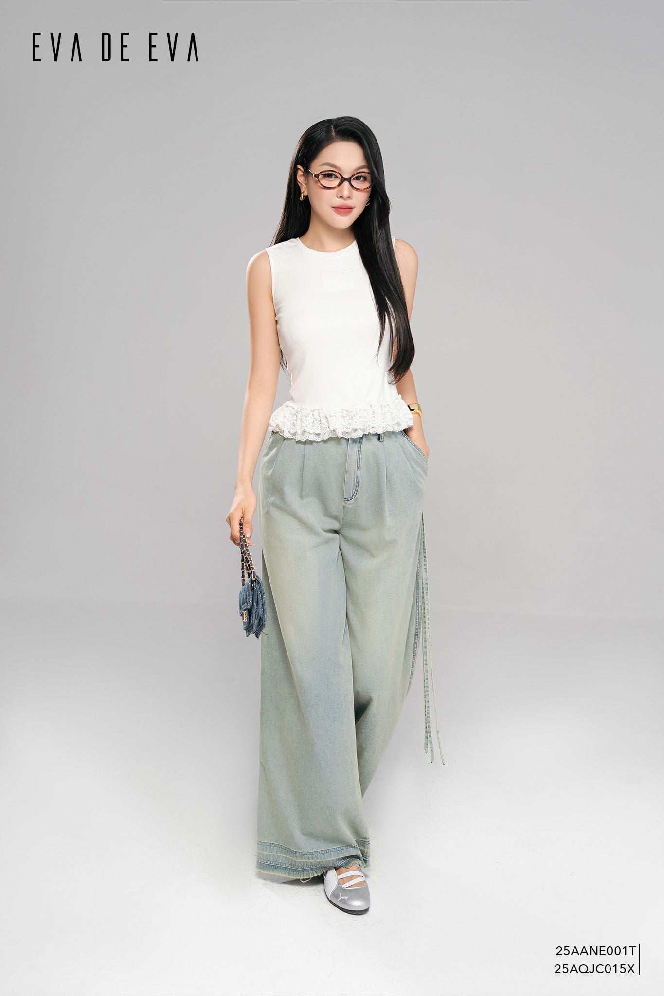  Quần dài, Ống suông 25AQJC015X 