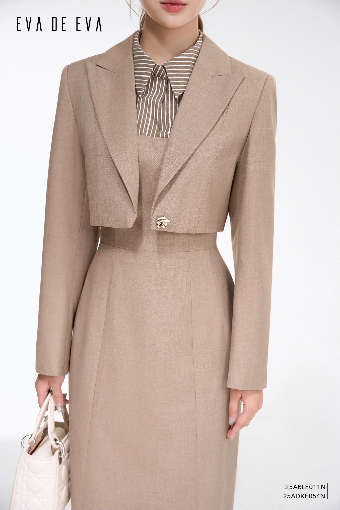  Đầm sát nách,  25ADKE054N đi kèm 25ABLE011N 