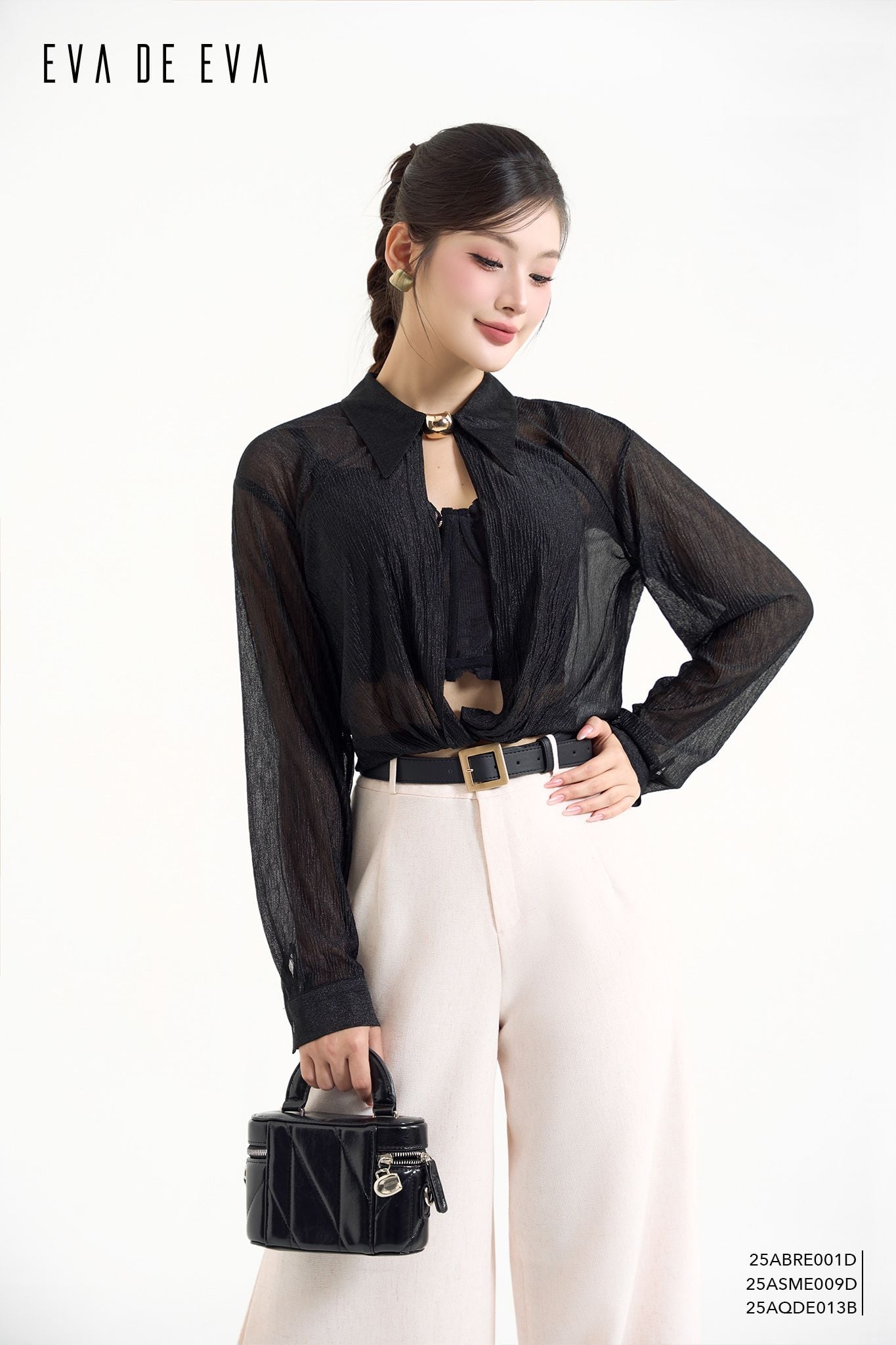  Sơ mi tay dài,  25ASME009D đi kèm 25ABRE001D 