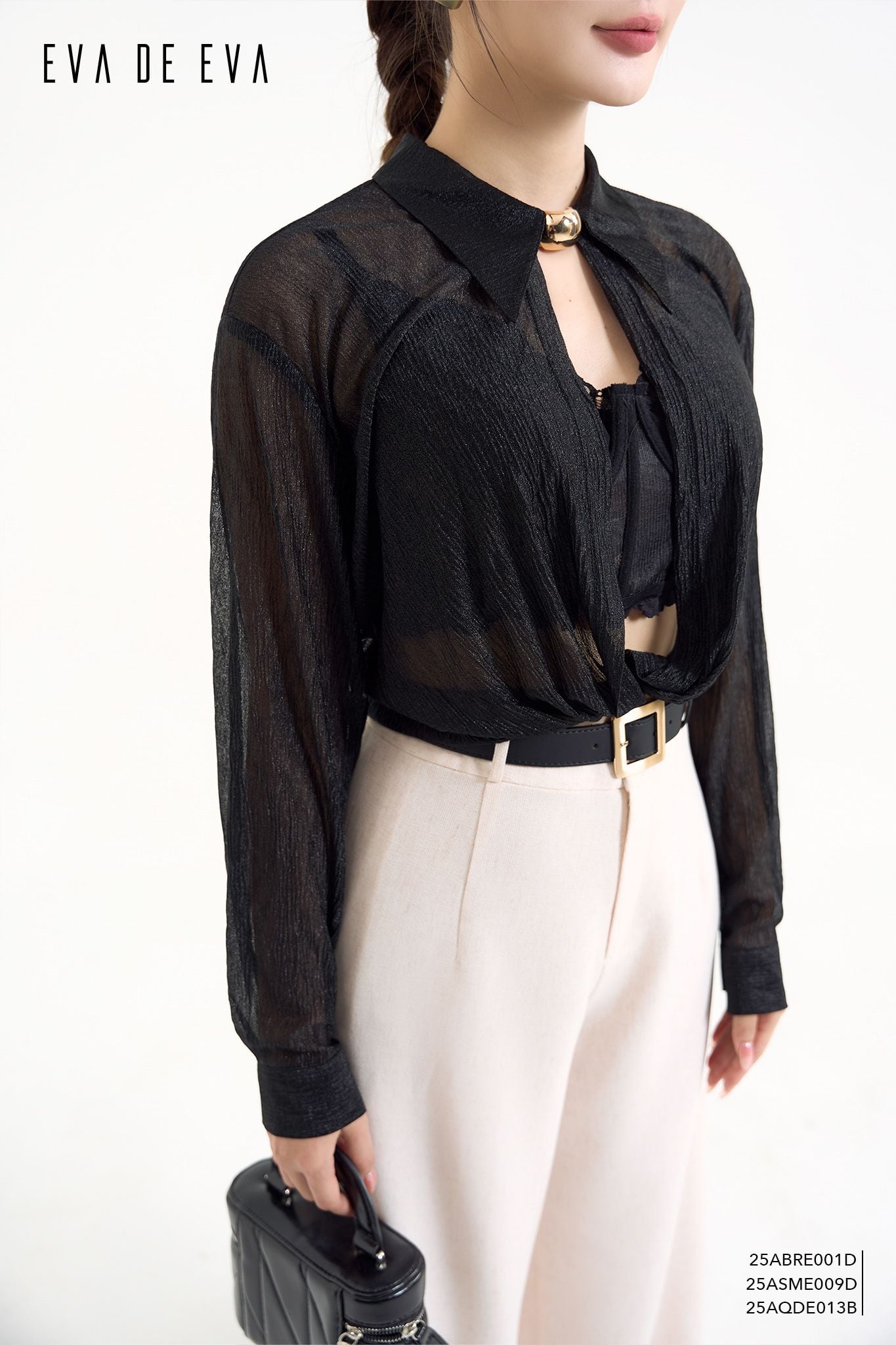  Sơ mi tay dài,  25ASME009D đi kèm 25ABRE001D 