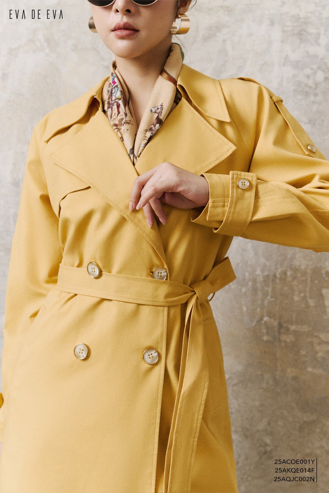  Khoác Măng tô,  25ACOE001Y 