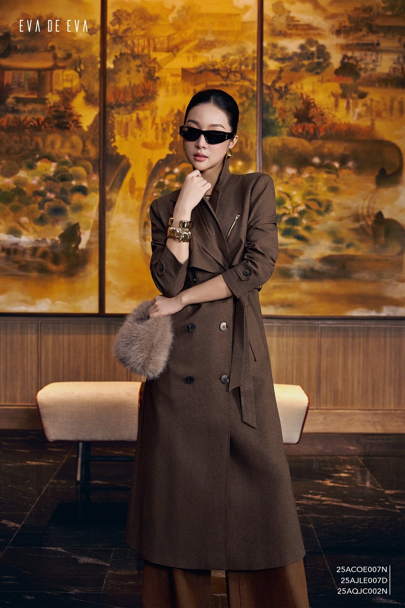  Khoác Măng tô,  25ACOE007N 