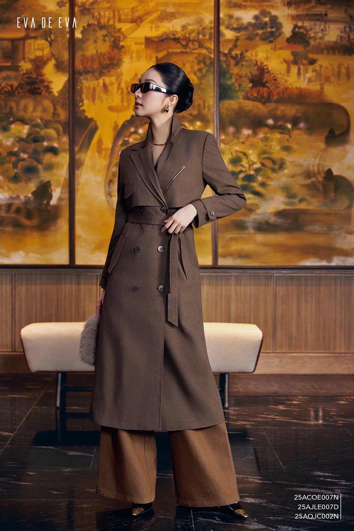  Khoác Măng tô,  25ACOE007N 