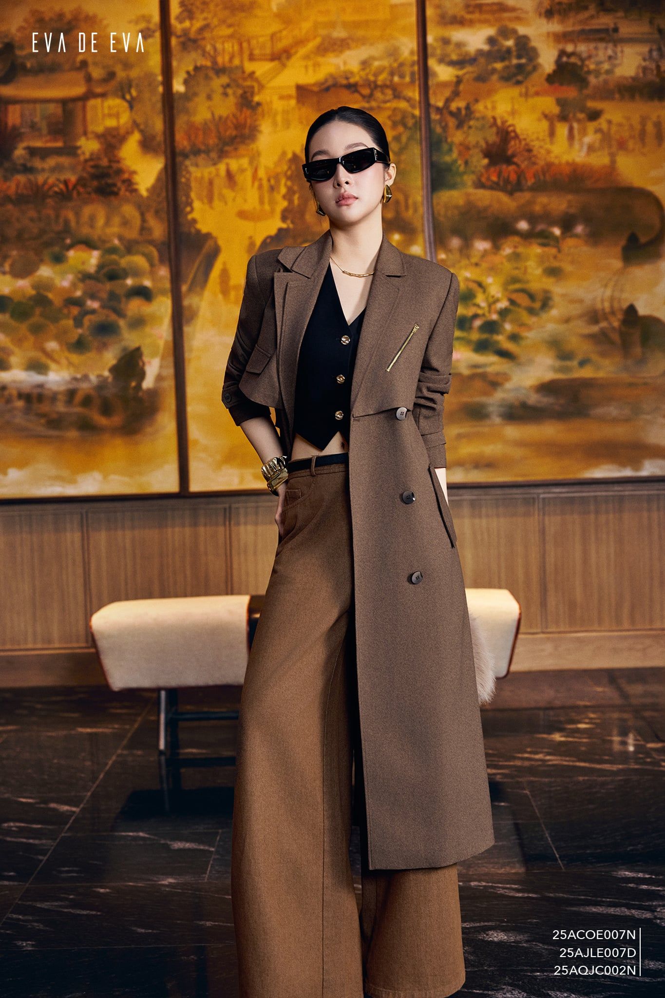  Khoác Măng tô,  25ACOE007N 