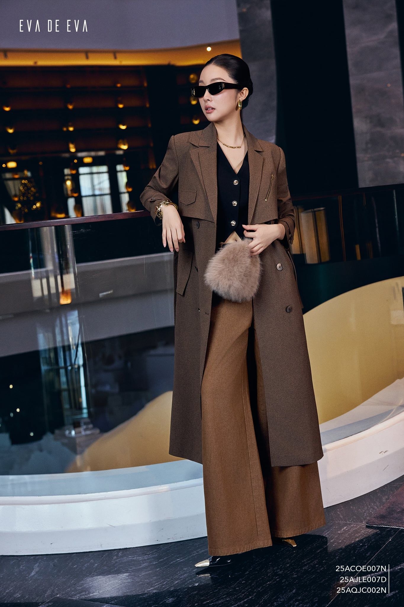  Khoác Măng tô,  25ACOE007N 