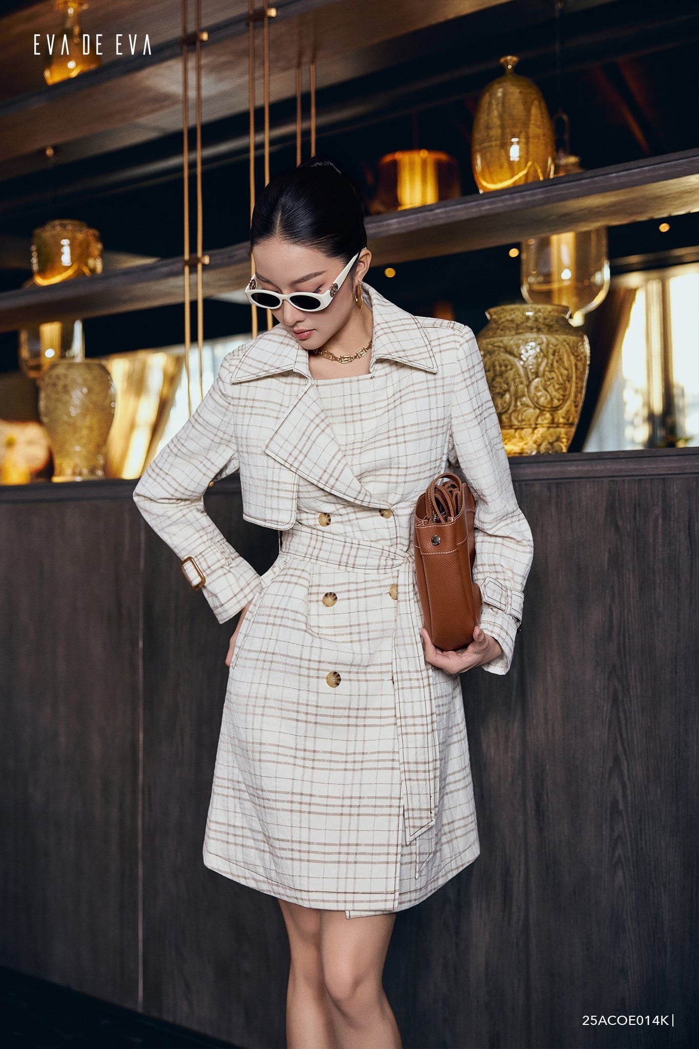  Khoác Măng tô,  25ACOE014K 