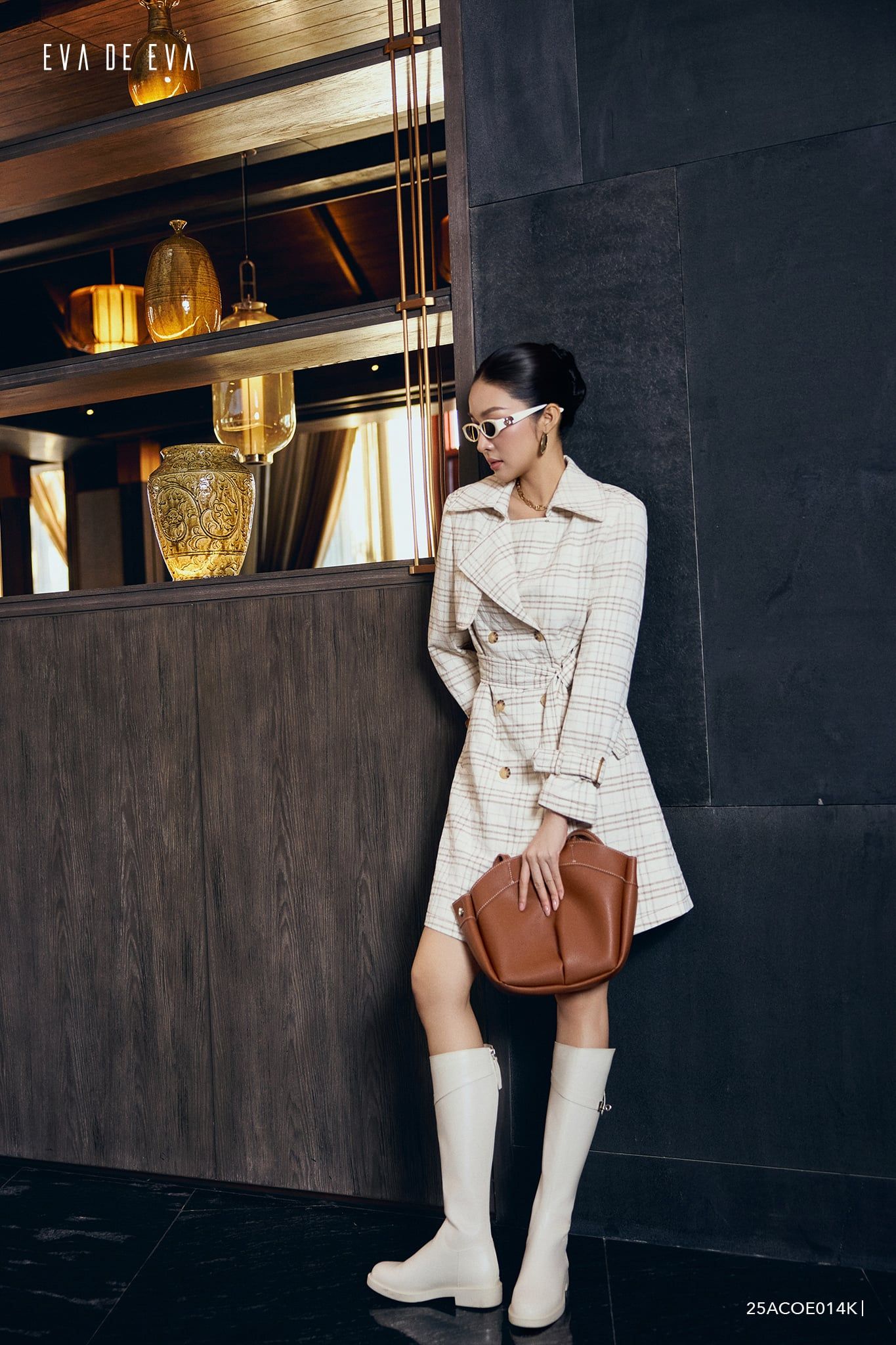  Khoác Măng tô,  25ACOE014K 