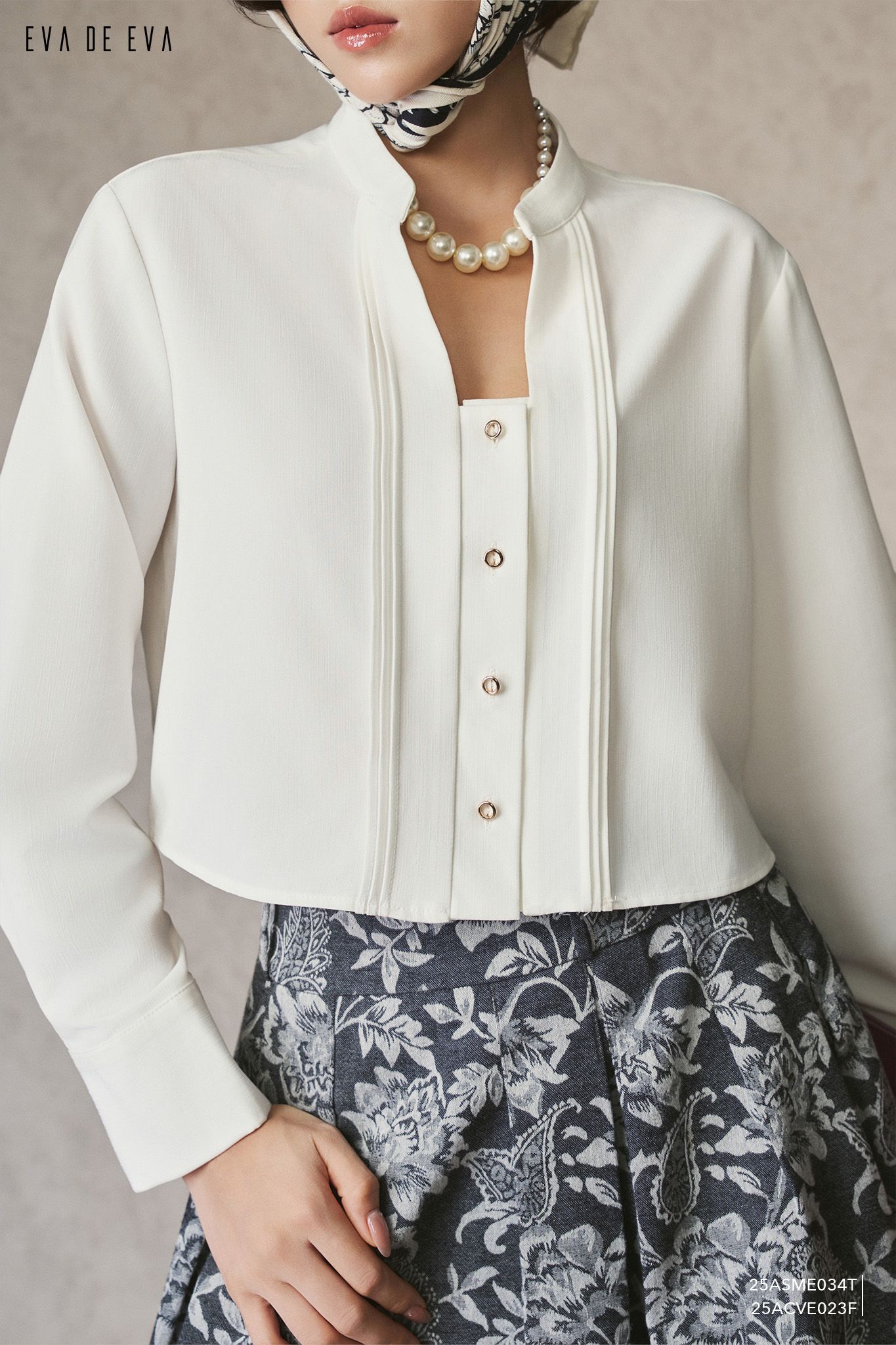  Sơ mi tay dài,  25ASME034T 