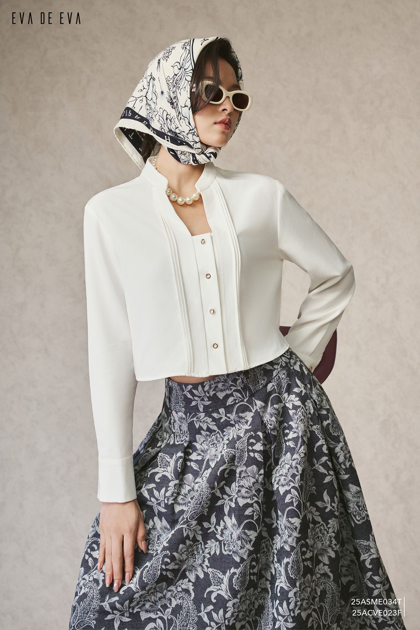  Sơ mi tay dài,  25ASME034T 