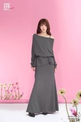  Đầm hai dây, Dáng ôm 25ADKC007G đi kèm 25AOTC021G 