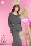  Đầm hai dây, Dáng ôm 25ADKC007G đi kèm 25AOTC021G 