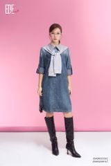  Đầm tay dài, Dáng suông 25ADKC012X đi kèm 25AKQC001G 