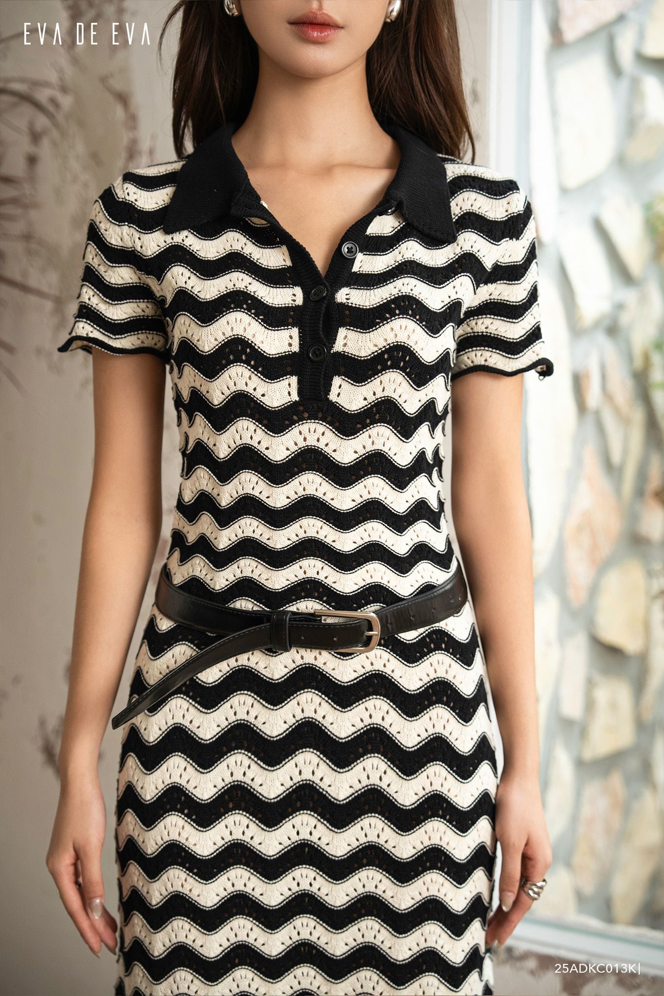  Đầm tay ngắn,  25ADKC013K 