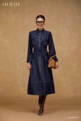  Đầm tay dài,  25ADKC031X đi kèm 25ATLC001X 