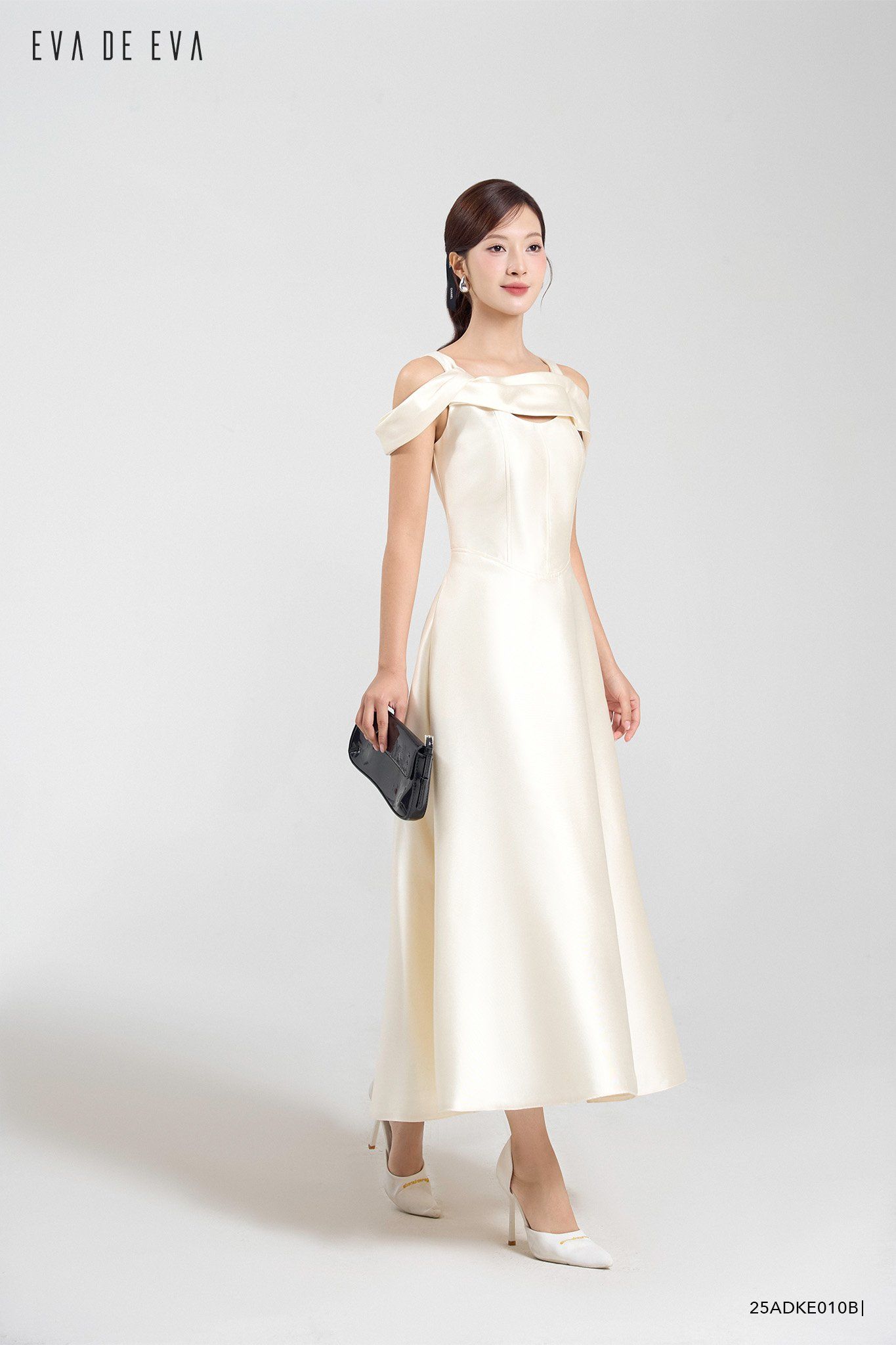  Đầm trễ vai,  25ADKE010B 