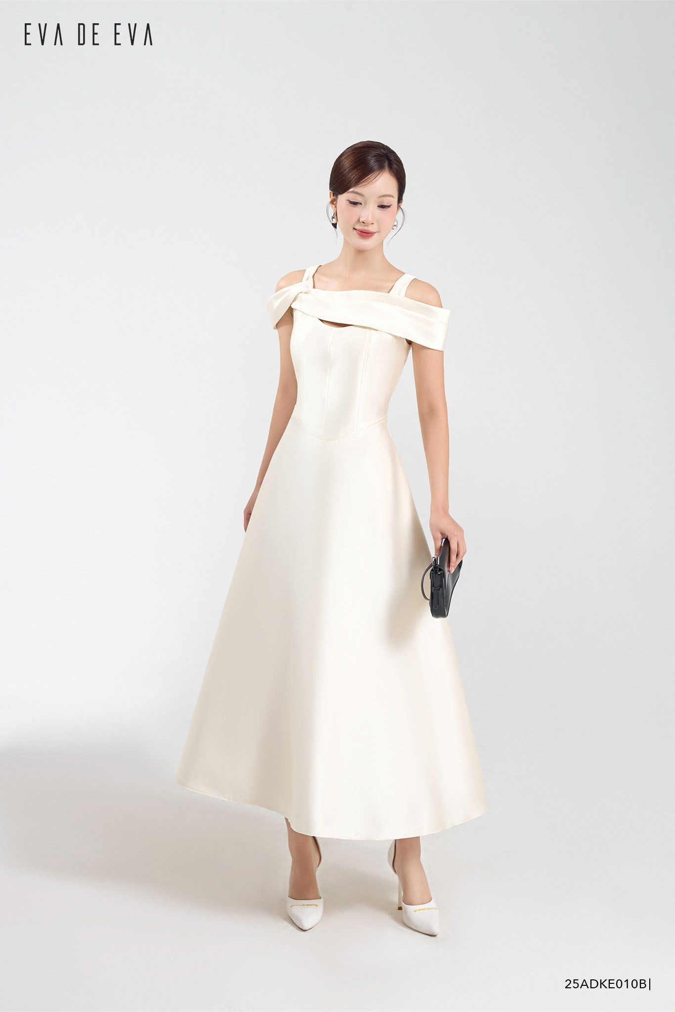  Đầm trễ vai,  25ADKE010B 