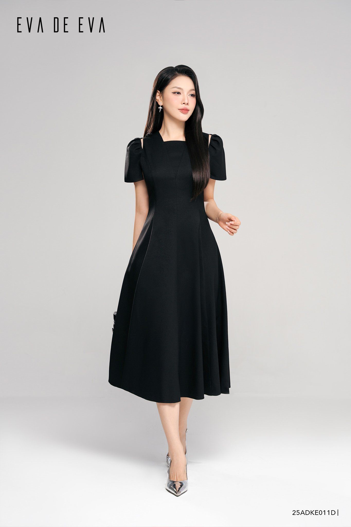  Đầm tay ngắn,  25ADKE011D 