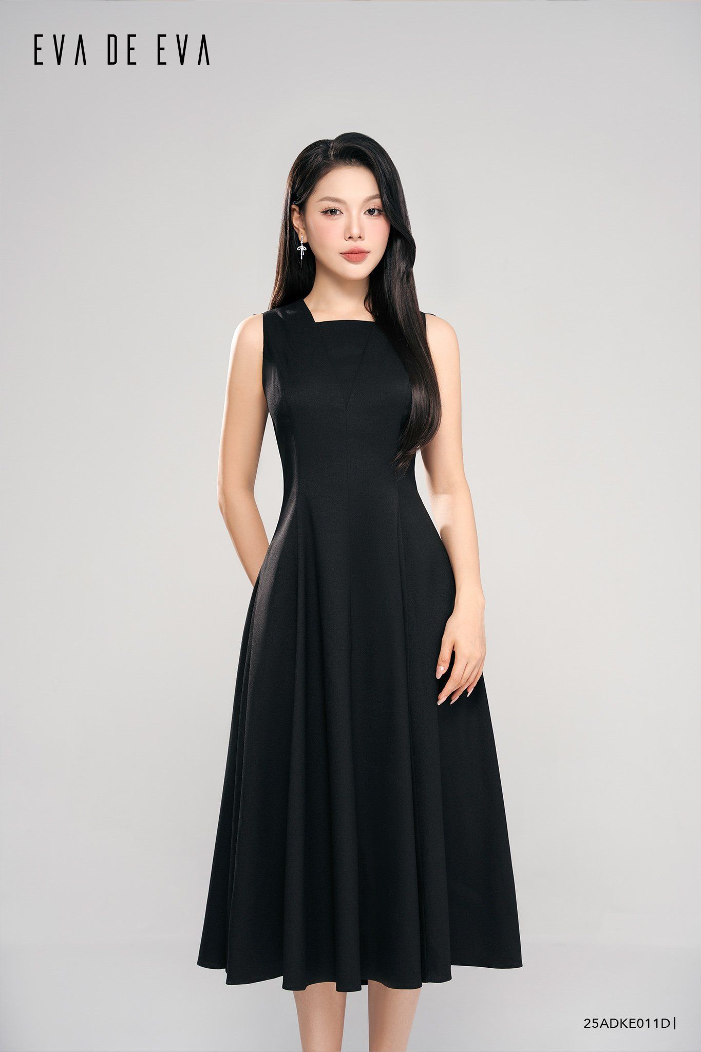  Đầm tay ngắn,  25ADKE011D 