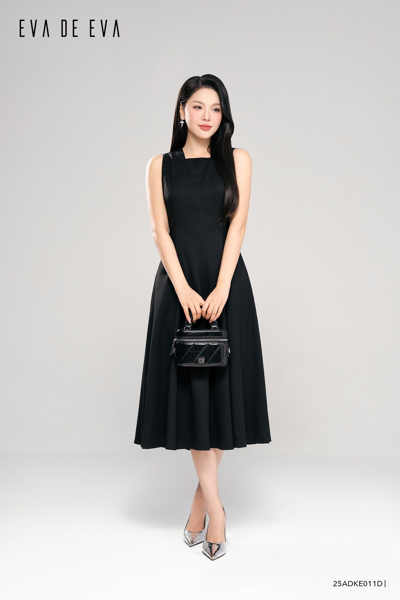  Đầm tay ngắn,  25ADKE011D 