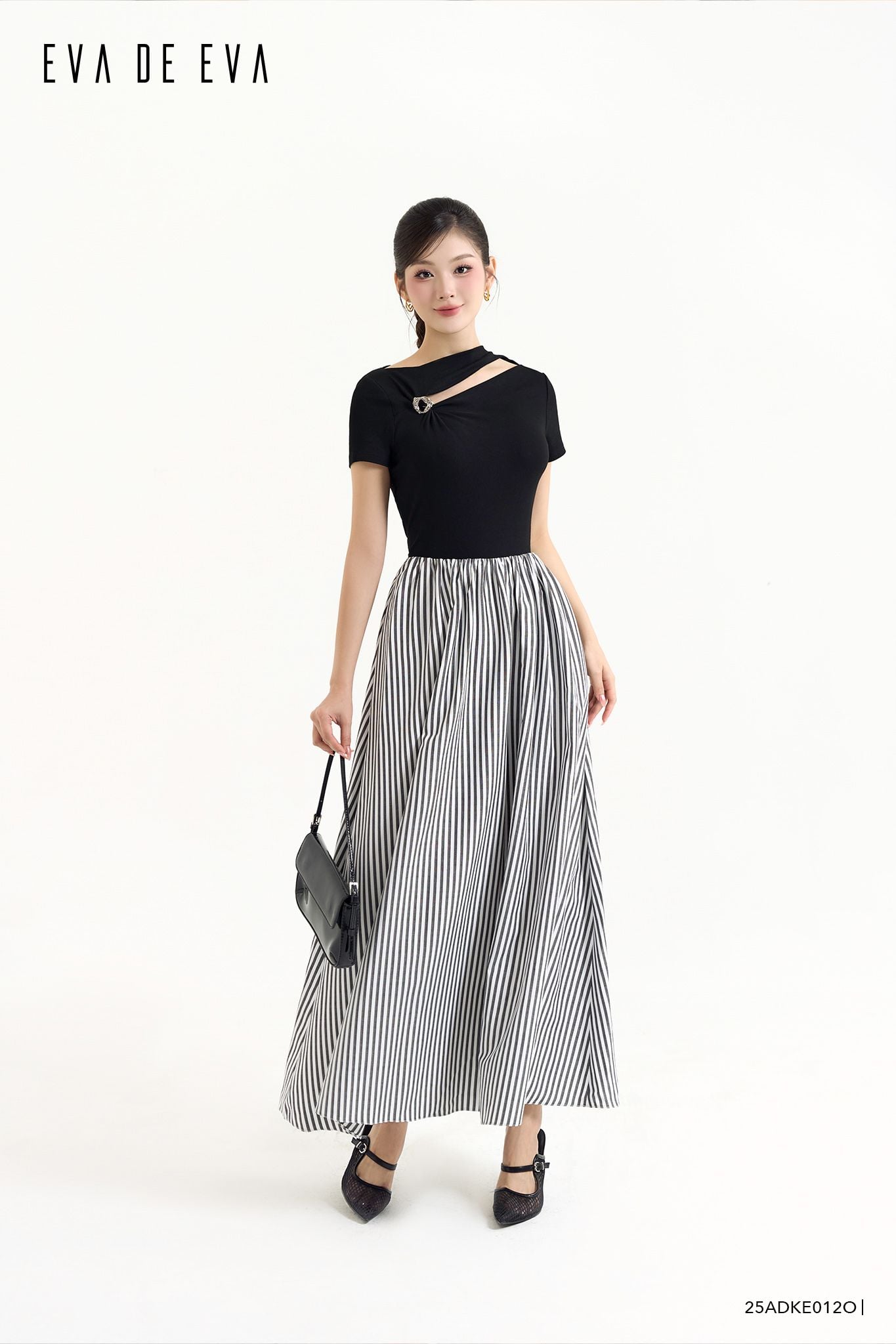  Đầm tay ngắn,  25ADKE012O 