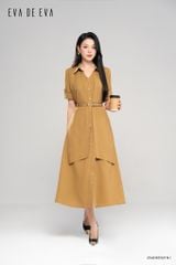 Đầm tay ngắn, Dáng thắt eo 25ADKE021N 