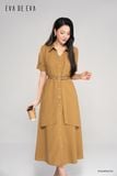  Đầm tay ngắn, Dáng thắt eo 25ADKE021N 