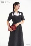  Đầm tay ngắn, Dáng thắt eo 25ADKE037K 