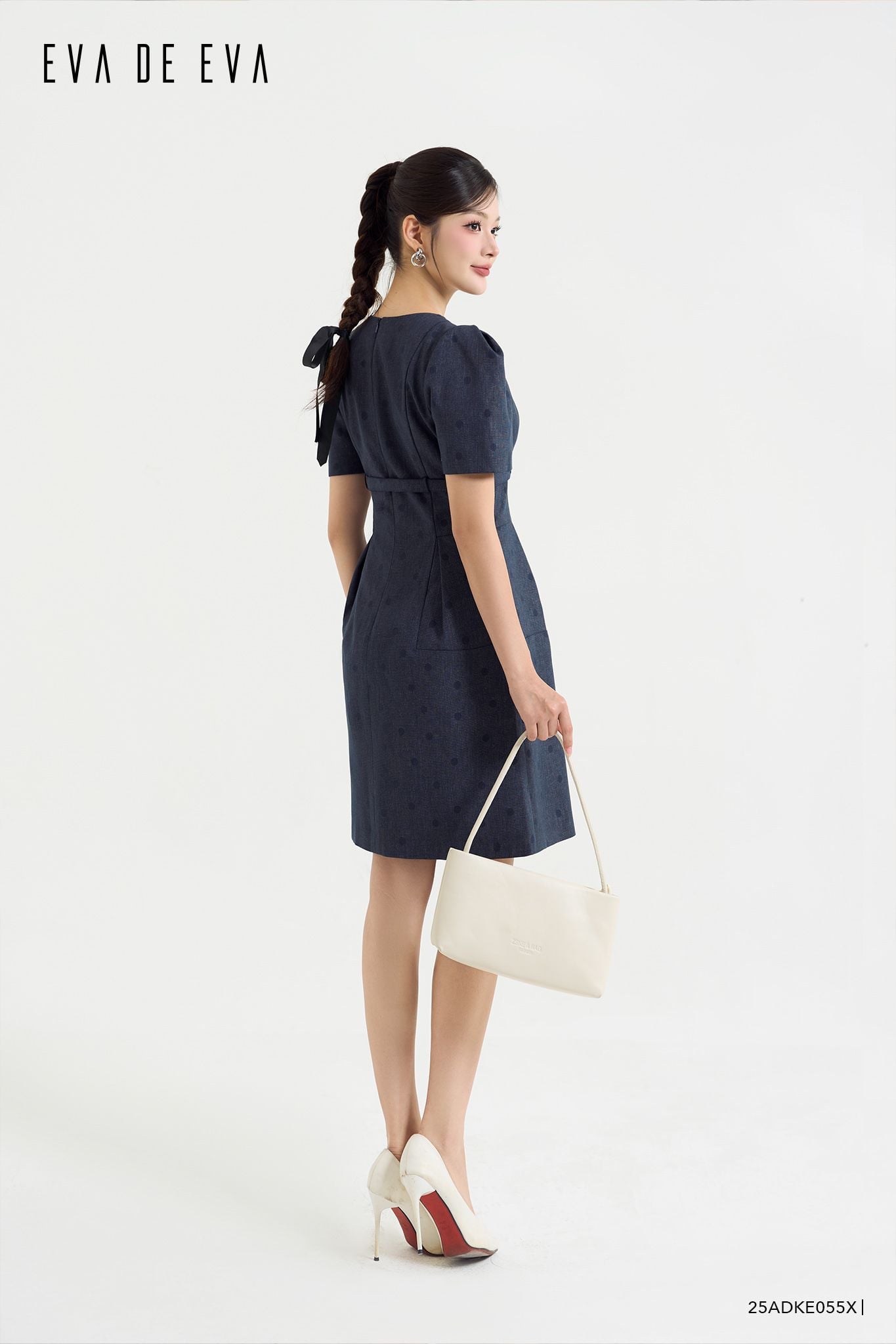  Đầm tay ngắn,  25ADKE055S 