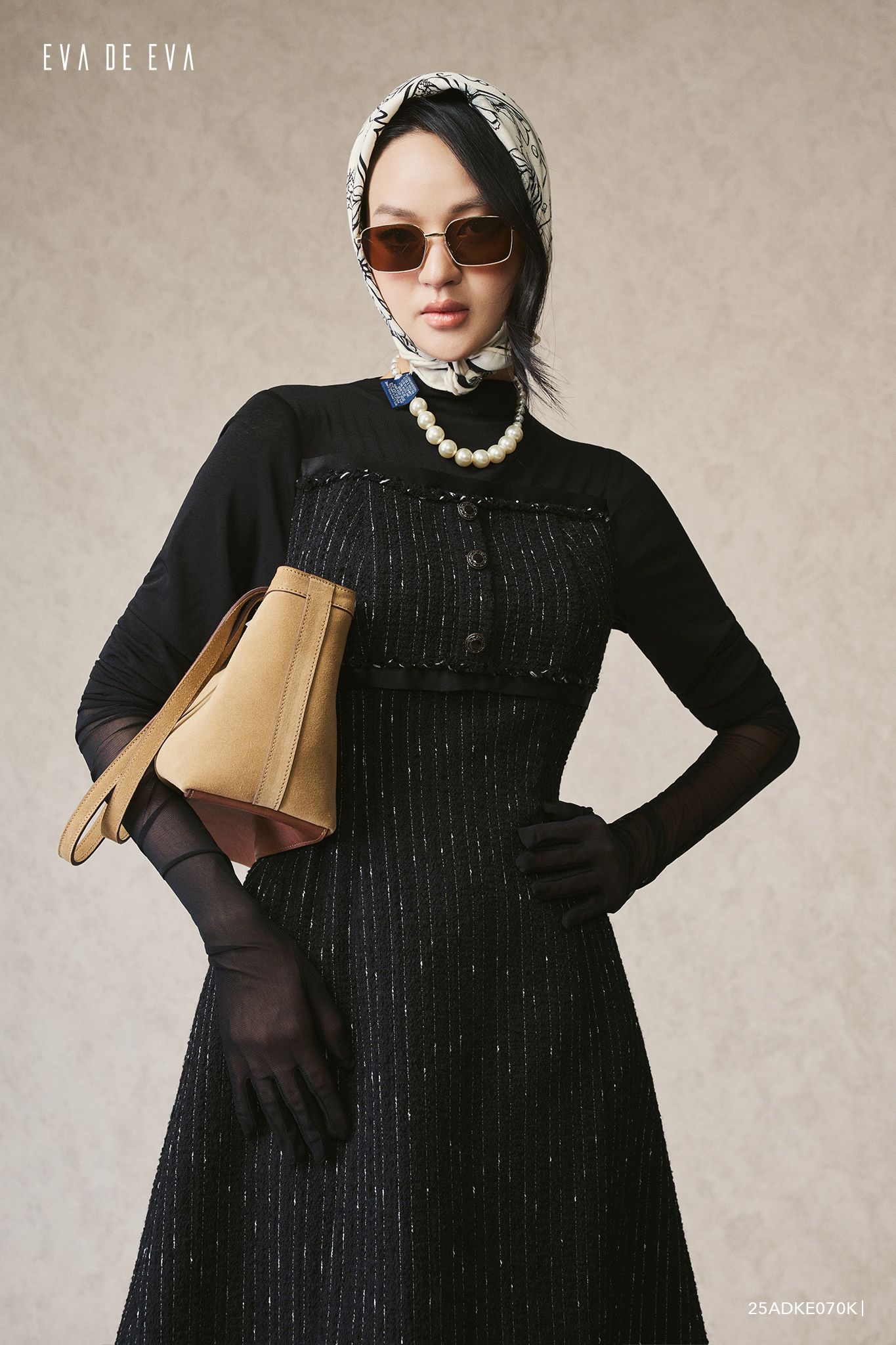  Đầm tay dài, Dáng A 25ADKE070K 