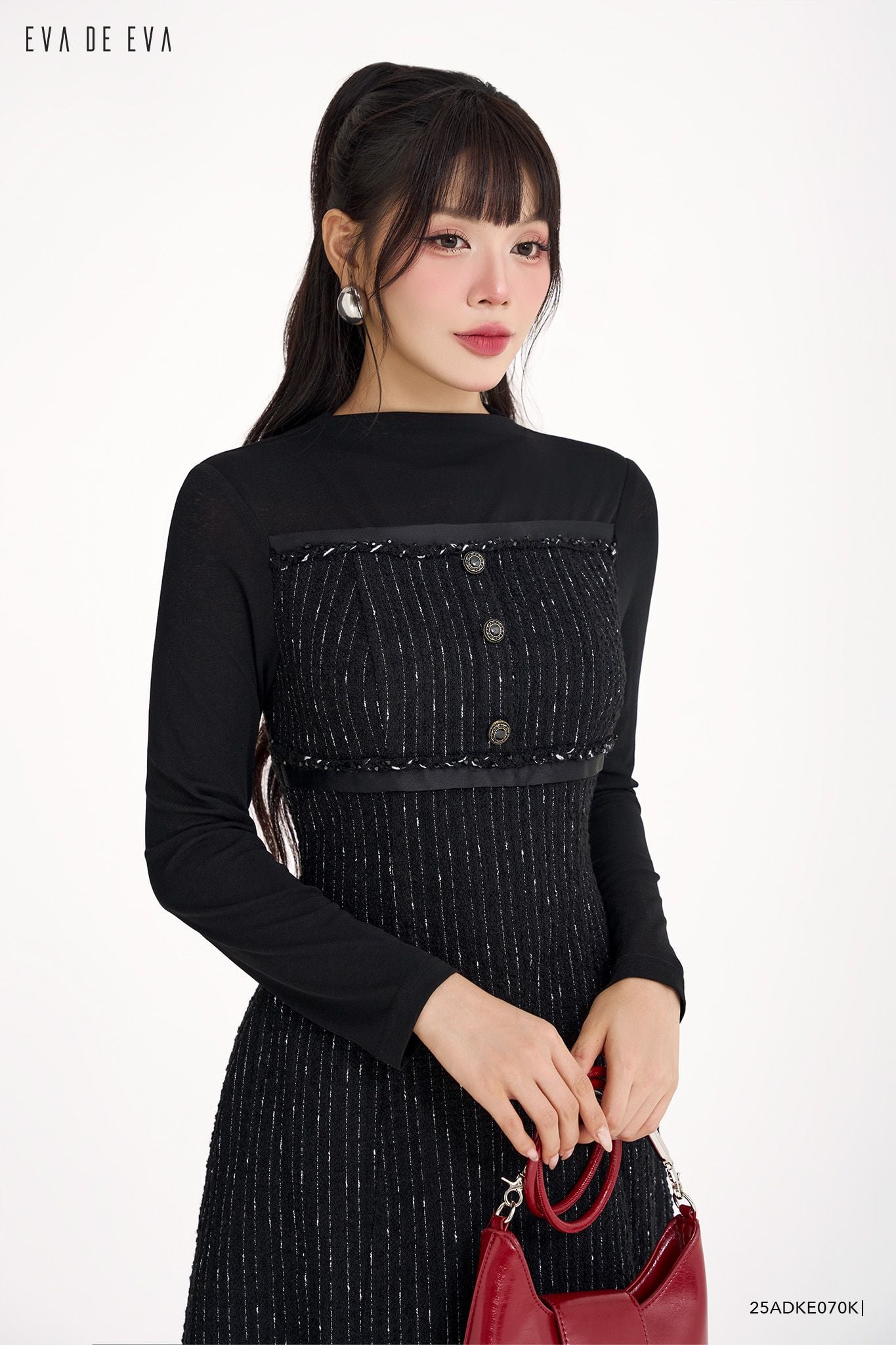  Đầm tay dài, Dáng A 25ADKE070K 