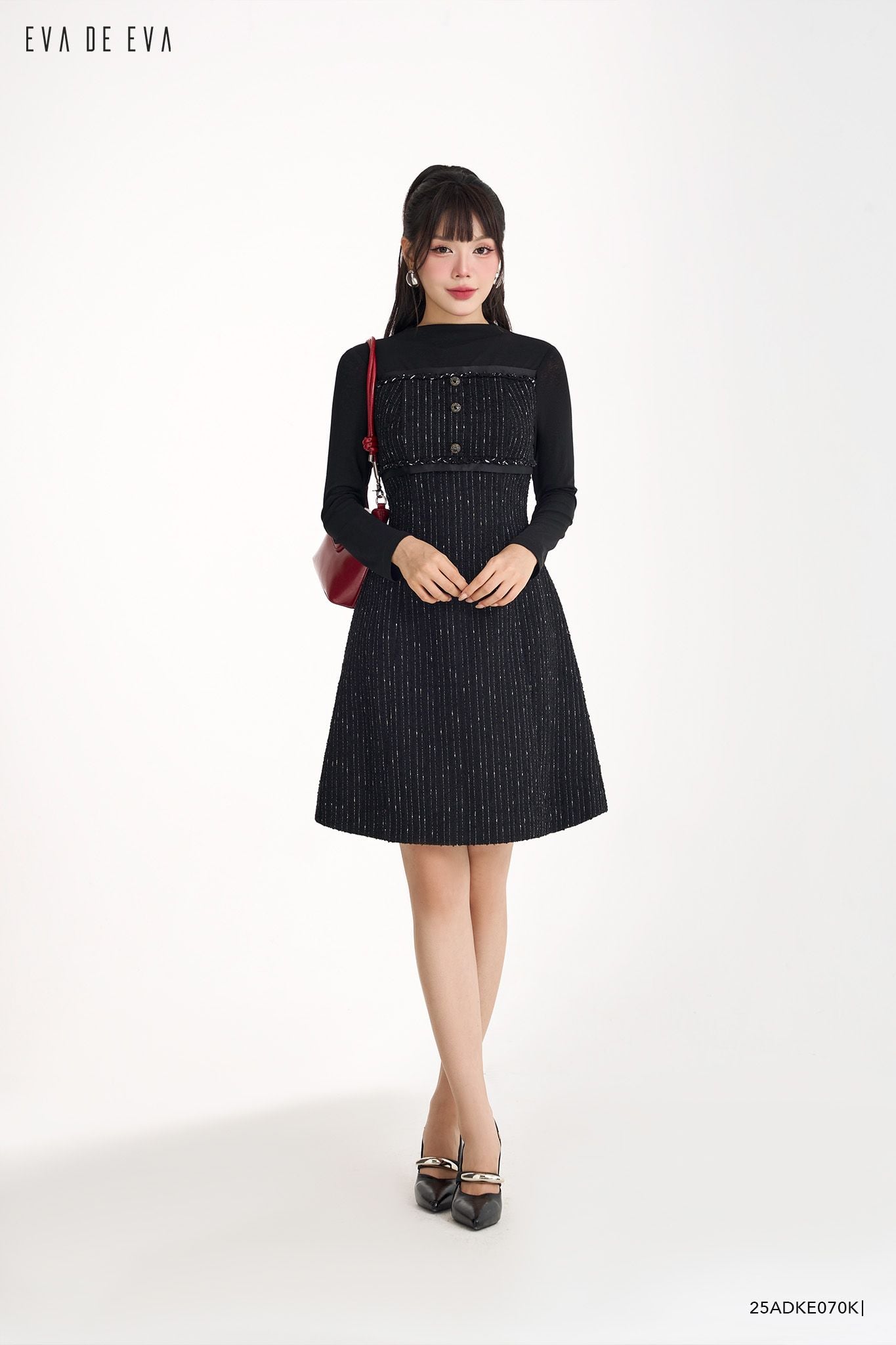  Đầm tay dài, Dáng A 25ADKE070K 