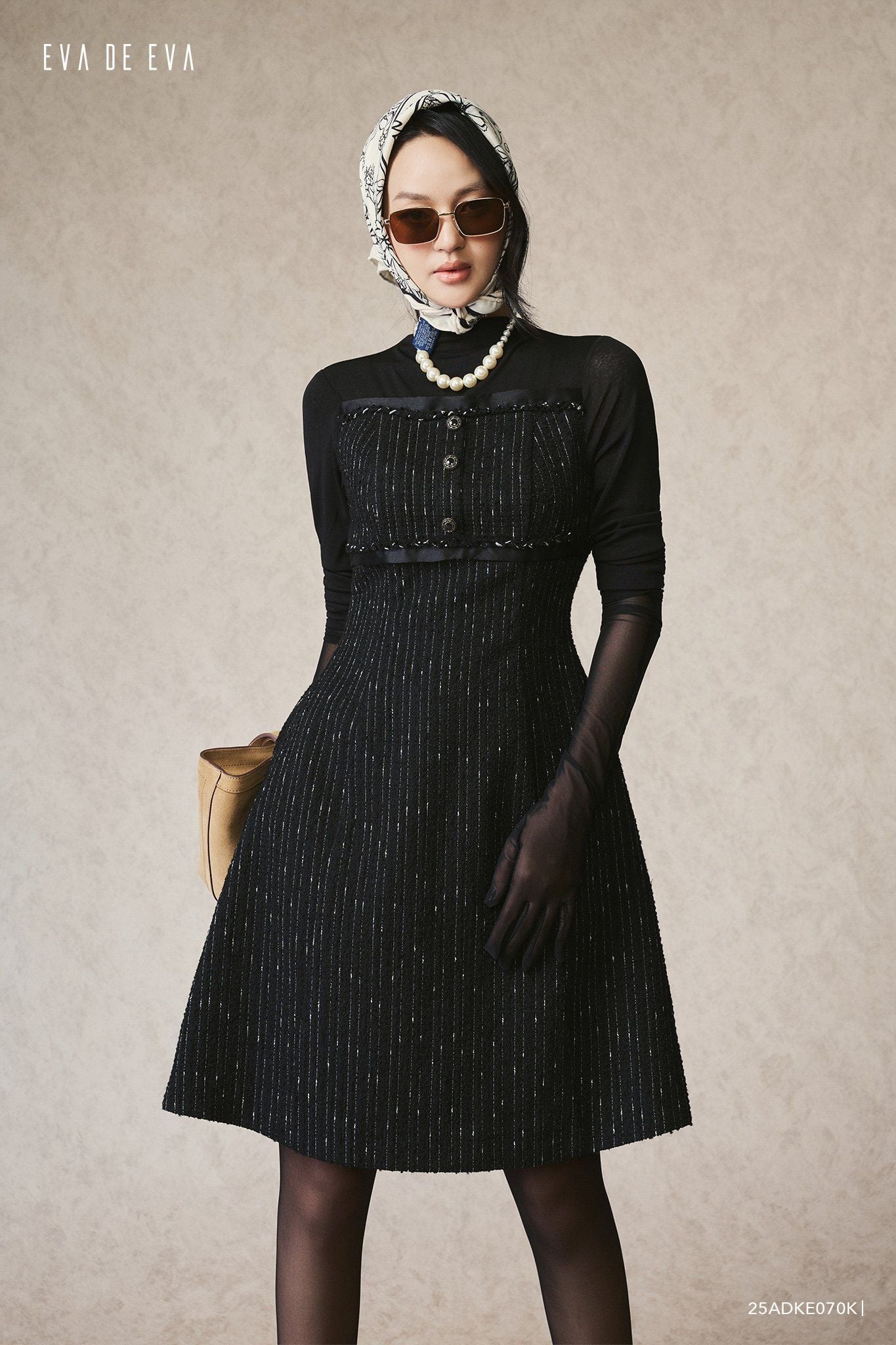  Đầm tay dài, Dáng A 25ADKE070K 