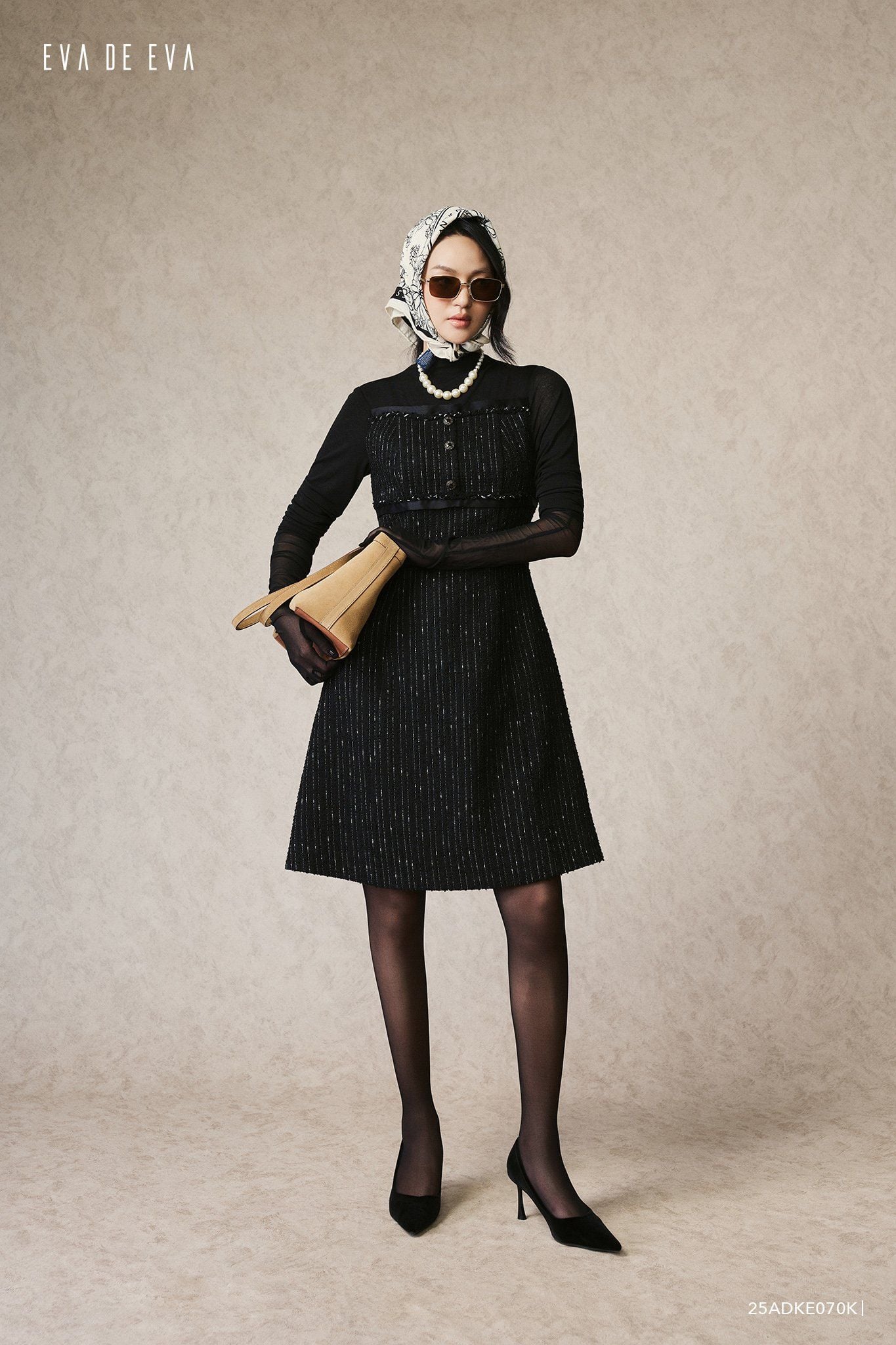  Đầm tay dài, Dáng A 25ADKE070K 