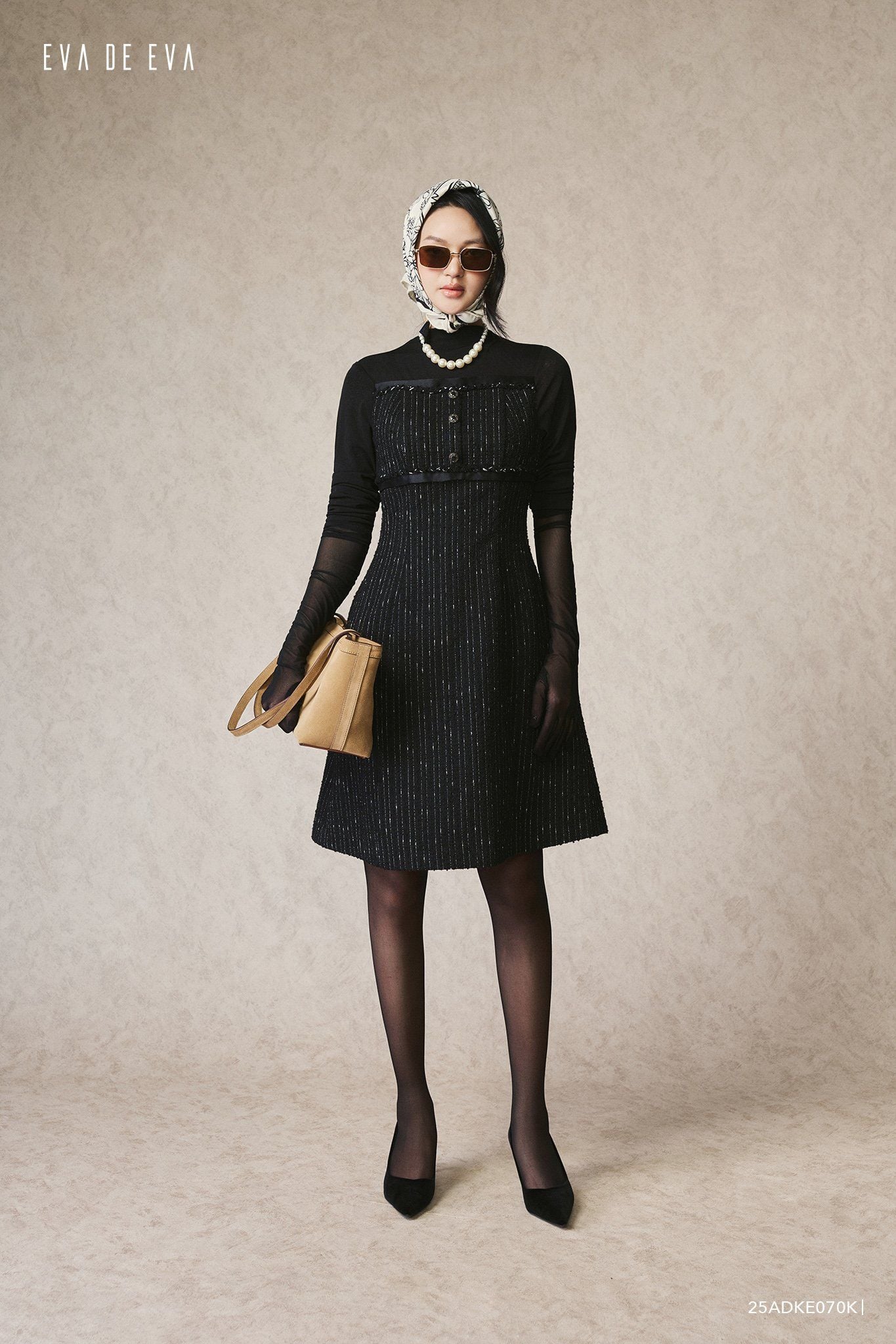  Đầm tay dài, Dáng A 25ADKE070K 