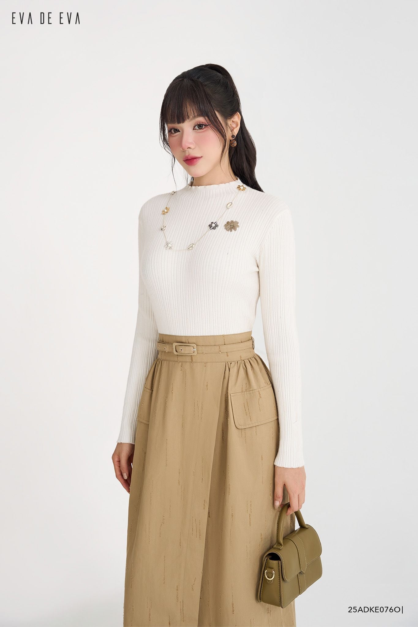  Đầm tay dài,  25ADKE076O 