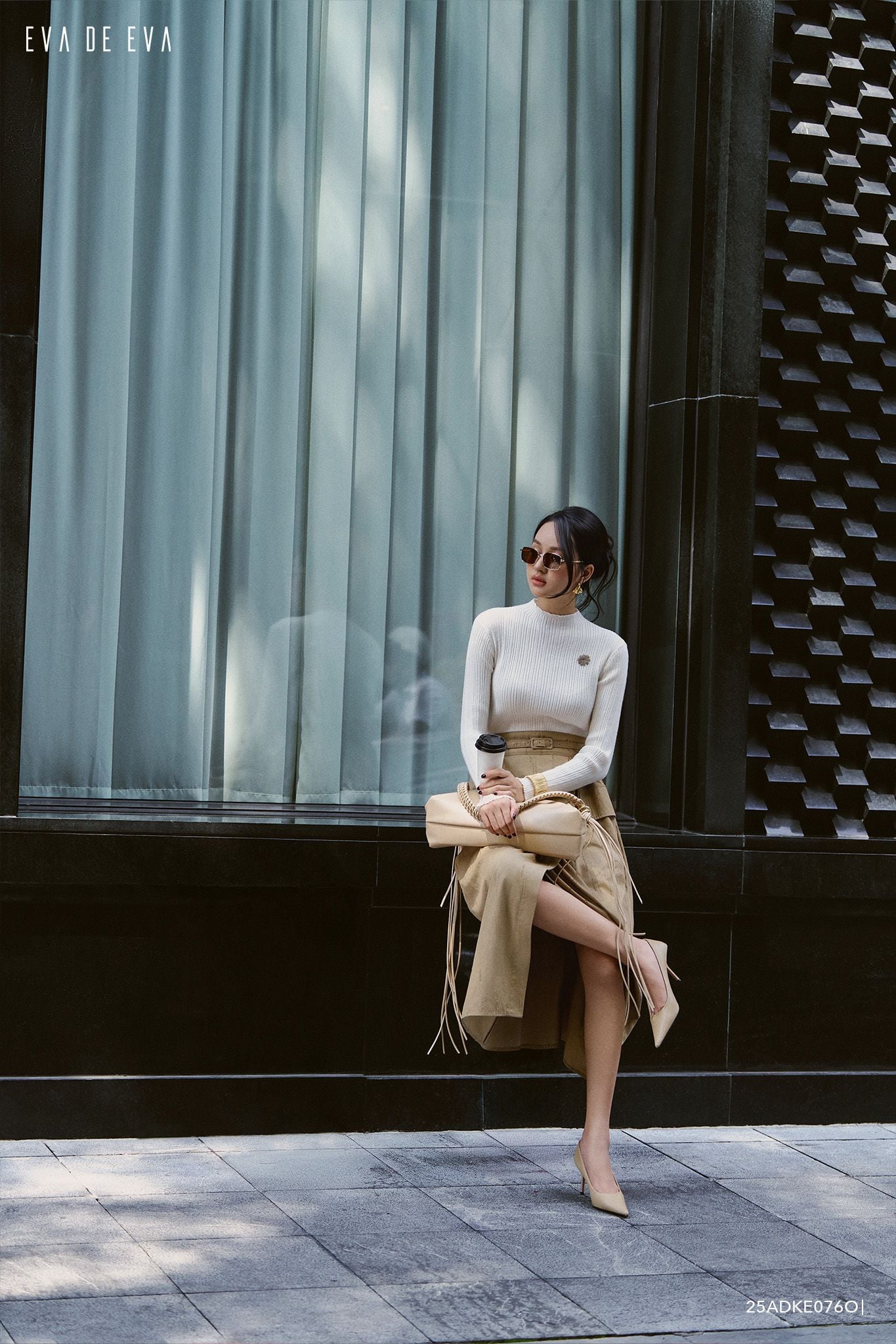  Đầm tay dài,  25ADKE076O 