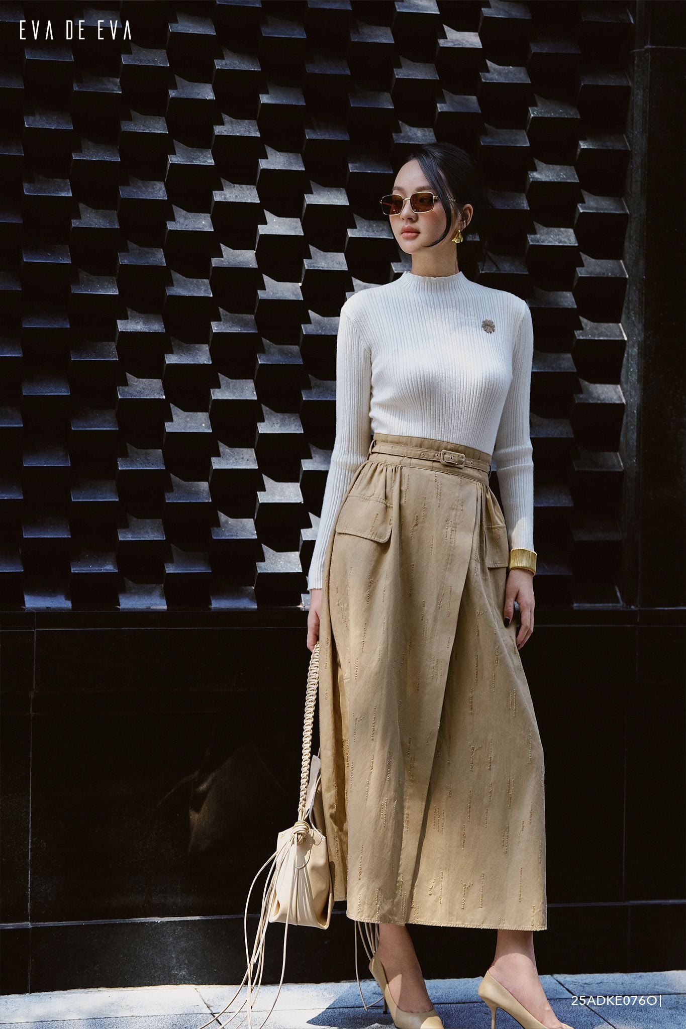  Đầm tay dài,  25ADKE076O 